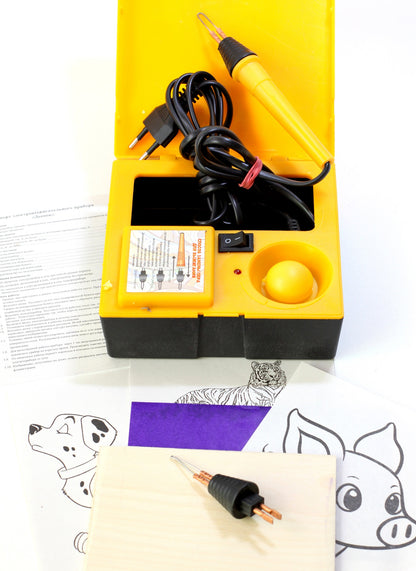 Выжигание. Электроприбор для выжигания по дереву "Дымок"(2 сменных иглы) арт.01484