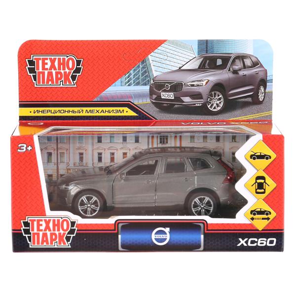 Machine en métal "volvo xc60 r-desing" 12 cm, ouverte. двери, инерц., серый в кор. Parc technologique dans le cor.2*36шт