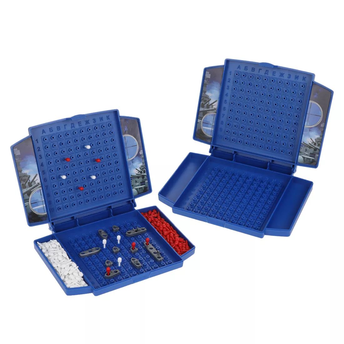 ИГРА НАСТОЛЬНАЯ "МОРСКОЙ БОЙ" (МИНИ) в кор.10шт