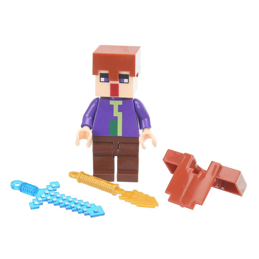 Figurine de constructeur pour mon monde avec accessoires, maîtres de l'époque, en cor.120
