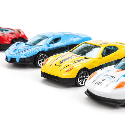 Machine en métal ROAD RACING pour SUISSE 7 cm, 3 pièces, dans un assortiment, cor. Parc technologique dans le cor.2*96шт