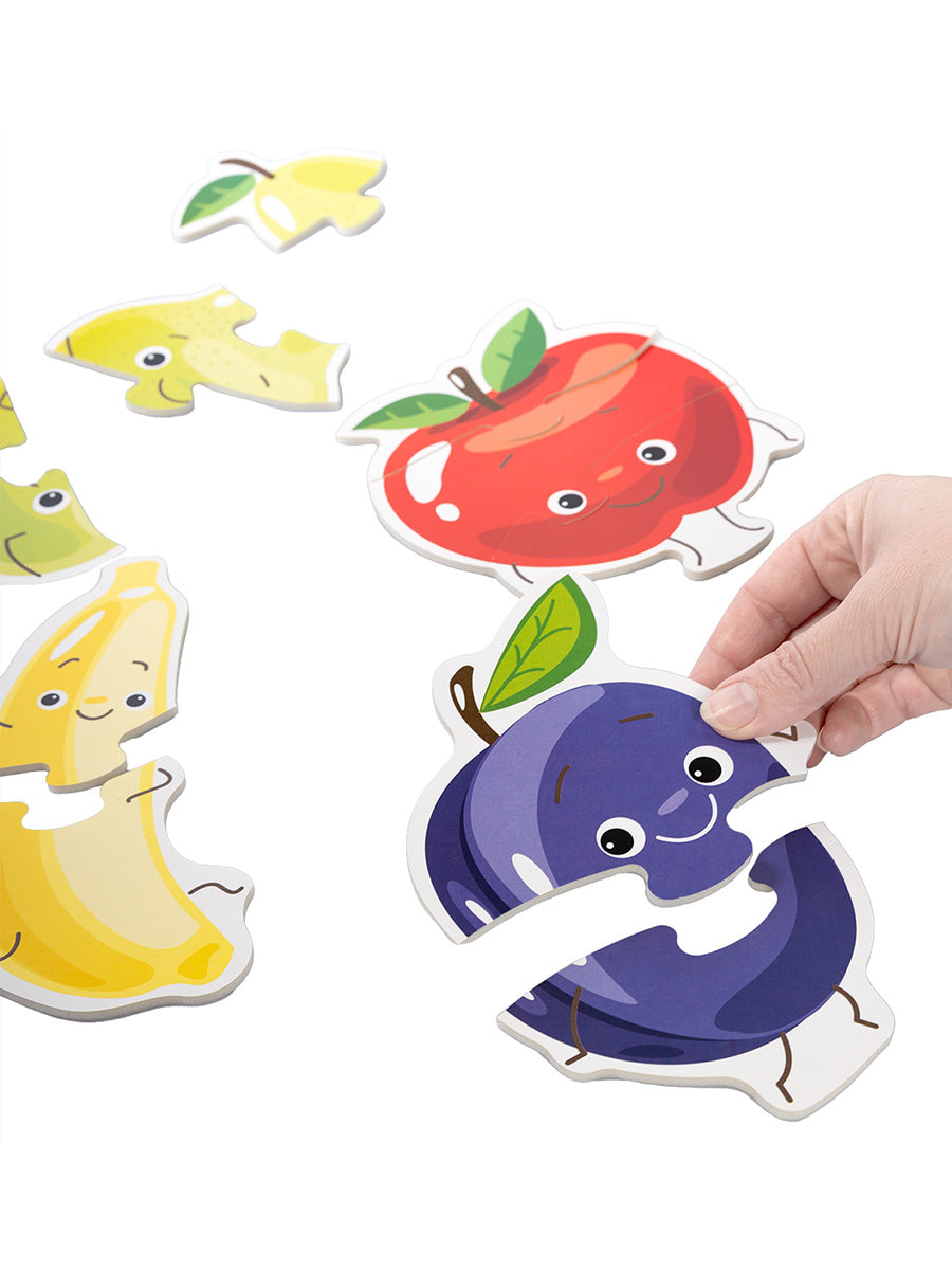 Пазлы контуры "Фрукты" 6 figurines Jouets pour bébé (мягкие)
