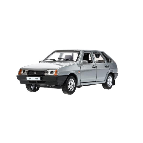 Machine en métal vaz-2109 "СПУТНИК" 12 cm, double, bagage, инер, серебряный, кор. Parc technologique dans le cor.2*36шт