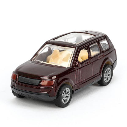 Машина металл land rover range rover, размер 7,5 см, инерция, блистер - в кор.2*288шт