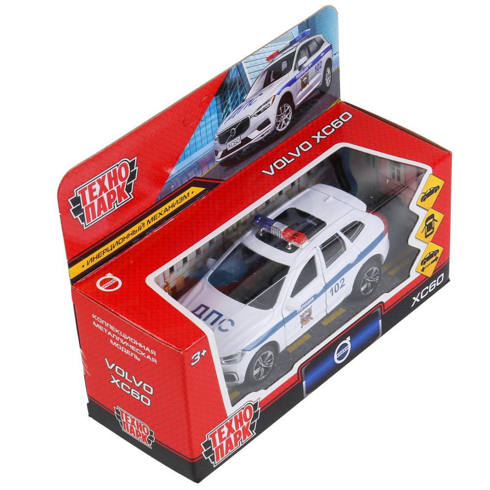 Machine en métal "volvo xc60 r-desing police" 12 cm, environ 2 x 36 pouces