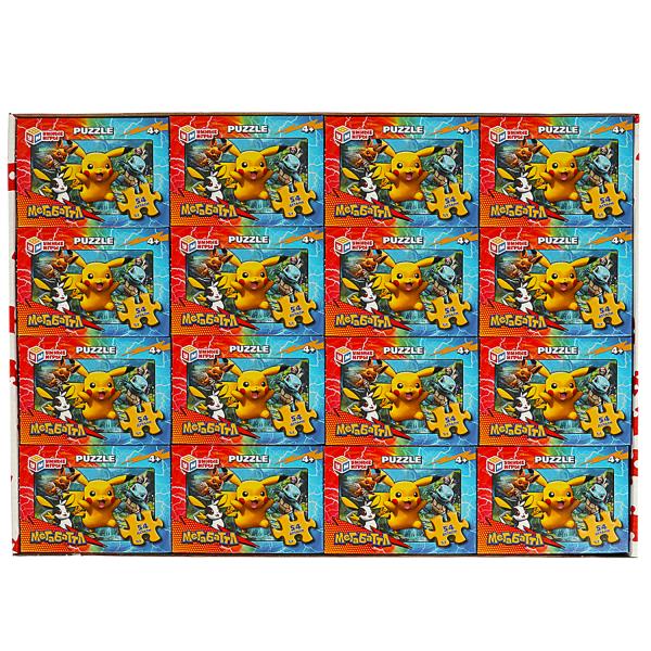 Mégabattle. Пазлы классические в коробке. Пазл 54 détails. 90х65х25 mm. Умные игры в уп.32шт в кор.8уп