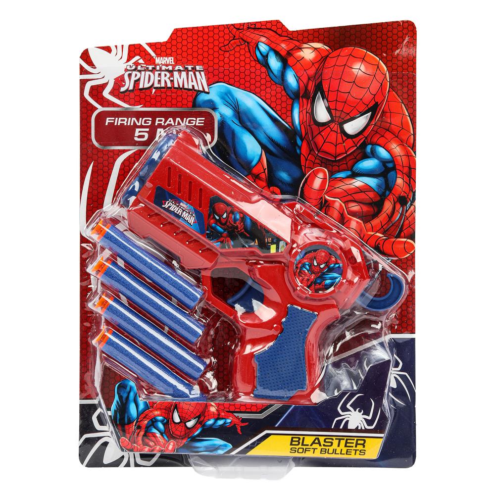 Blaster spider-man, grande roue, blister 19*25*3,5 cm - dans la couleur 2*84 pouces