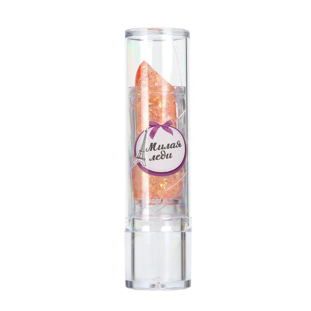 Cosmétique ДЛЯ ДЕВОЧЕК помада губ "конфетти", 3,2 г, оранжевый МИЛАЯ ЛЕДИ в кор.6*24шт