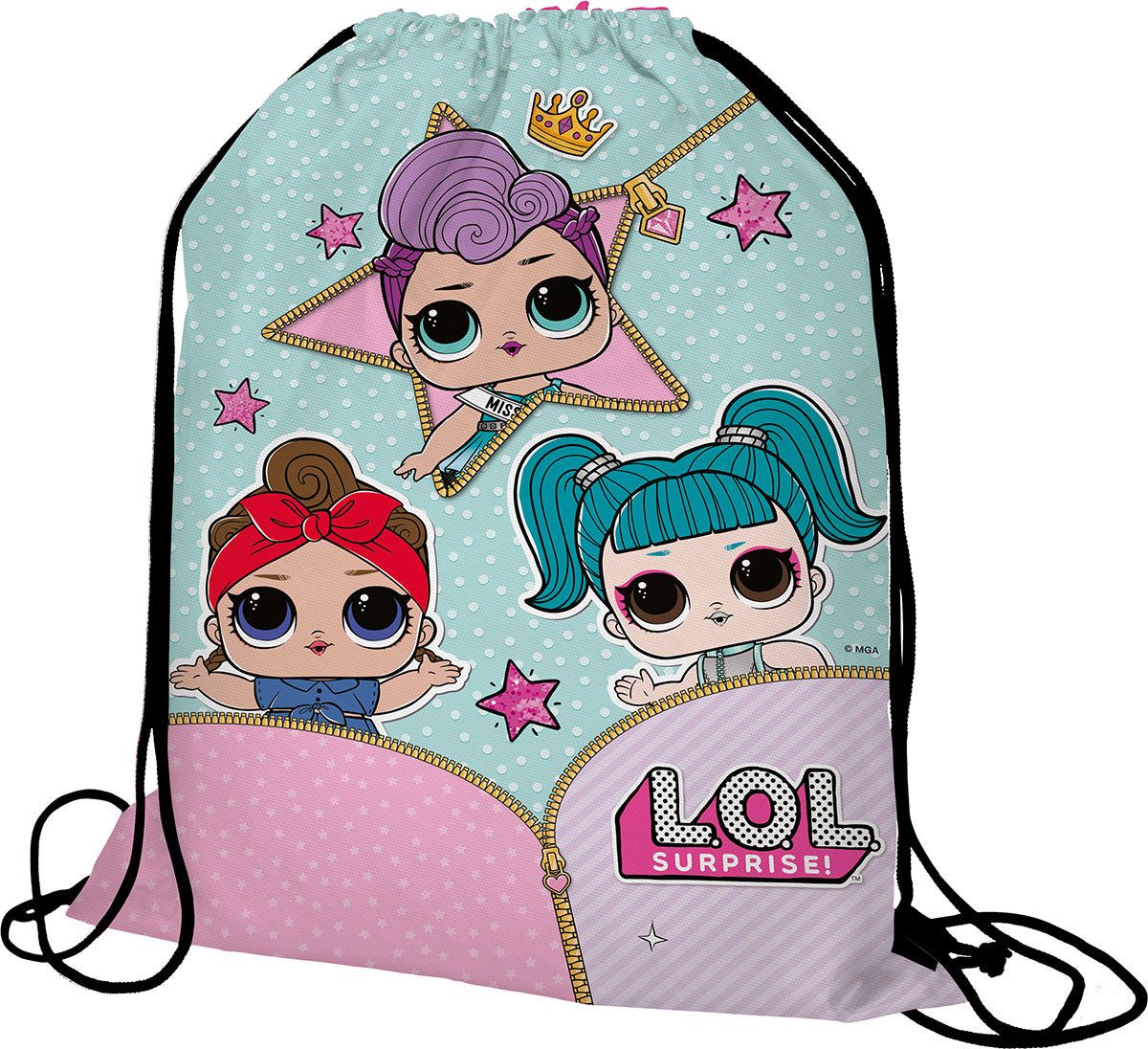 LOGB-UT1-883 Мешок для обуви. Размер: 43 х 34 х 1 см. LOL