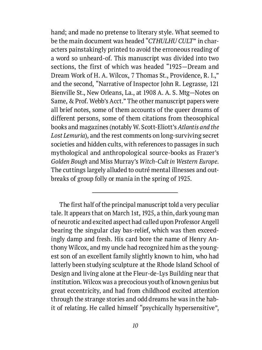 L'Appel de Cthulhu et autres histoires : на англ.яз