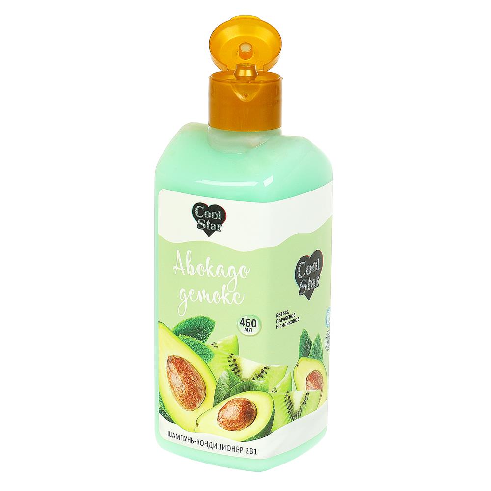Shampoing reconstituant pour cheveux 2 en 1, lait détox pour l'eau, 460 ml, Cool Star, en cor.6 pièces