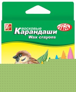 Луч. Карандаши восковые шестигранные "Мини" 24 цв. арт.12С 866-08 /52