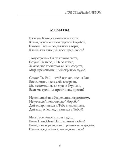 Под северным небом: стихи