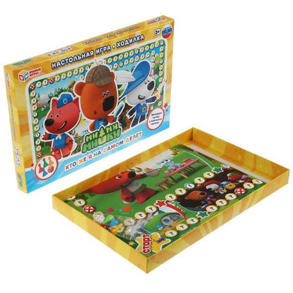 Ми-ми-мишки. C'est ce que je pense. Настольная игра-ходилка. 217х330х27 mm. Умные игры в кор.20шт