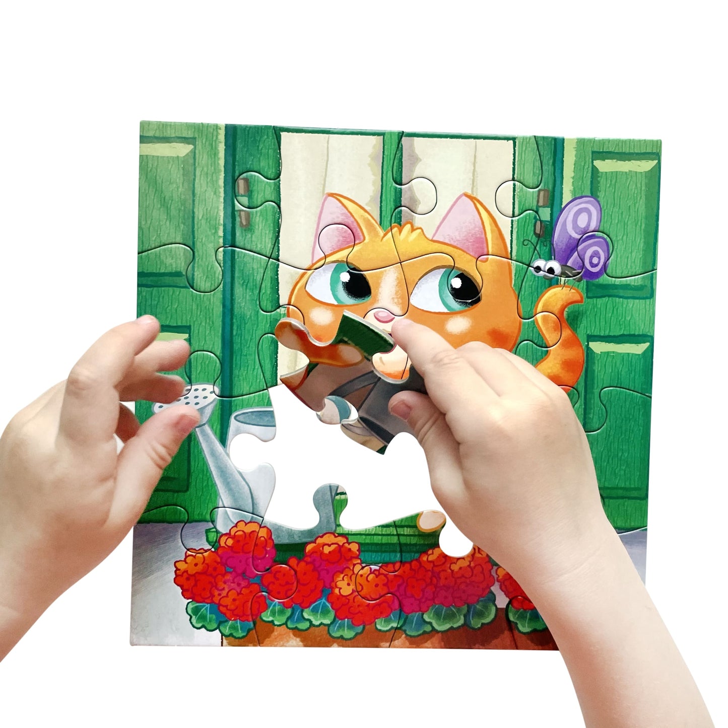 Пазл First Puzzle "Котик" (16 эл) Baby Toys