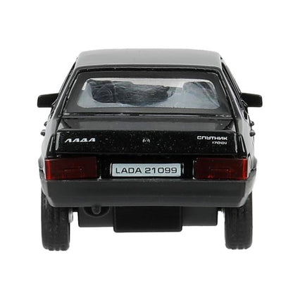 Machine en métal pour porte-bagages LADA 21099 ", 12 cm, extérieur, sac, ordinateur, noir, cor. Technoparc, cor. 2 x 36 pouces