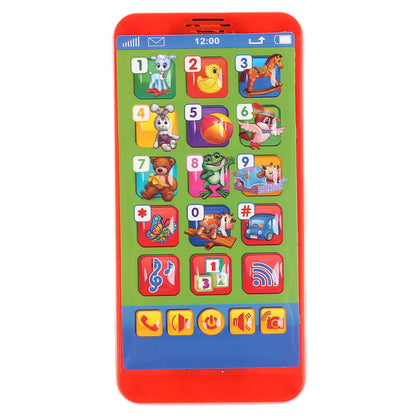 Обучающий телефон на бат. БАРТО А. 50 песен, звуков и фраз "Умка" на карт. (русс. уп.) в кор.48шт