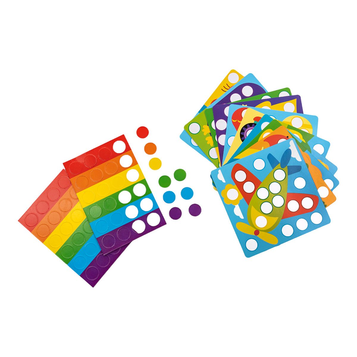 Игра развивающая Разноцветные кружочки "Большое путешествие", серия Учись, играя