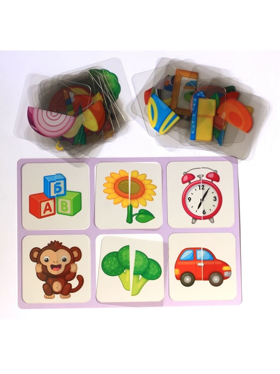 ЛОТО ПЛАСТИК "ПОЛОВИНКИ" СЕРИЯ 10KOR PLASTIC в кор.14шт