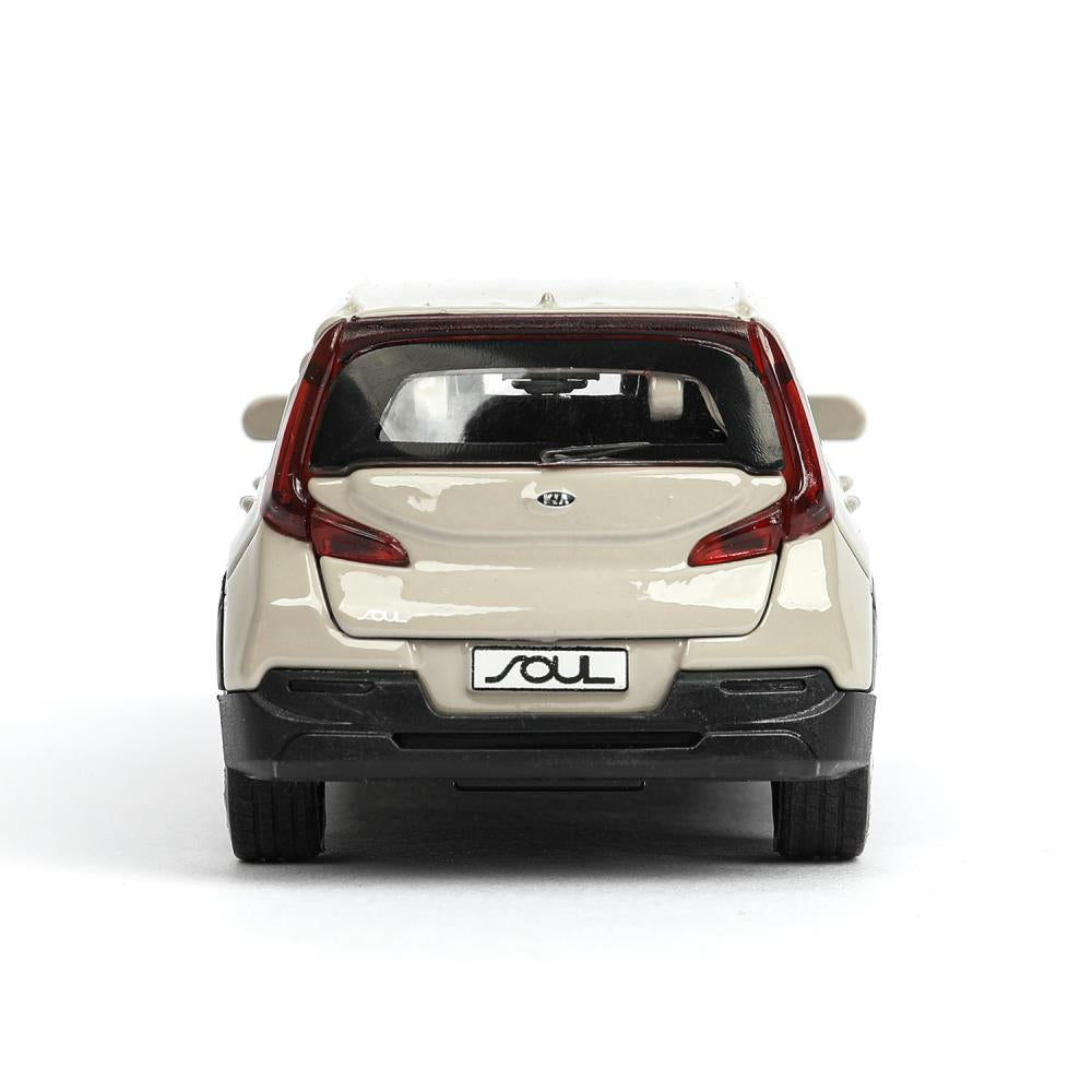 Машина металл KIA soul длина 12 см, двери, багаж., инерц, золотистый, кор. Технопарк в кор.2*36шт