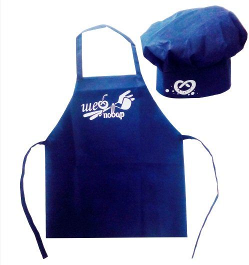 Mega Toys. Набор "Шеф-повар" арт.73817 (фартук, колпак) (в пакете)