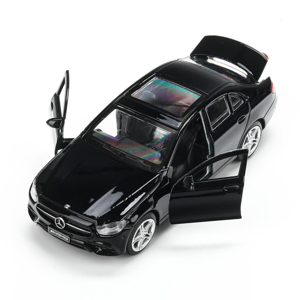 Машина металл MERCEDES-BENZ classe e amg 12см, дв,баг,ин,черный, кор. Parc technologique dans le cor.2*36шт