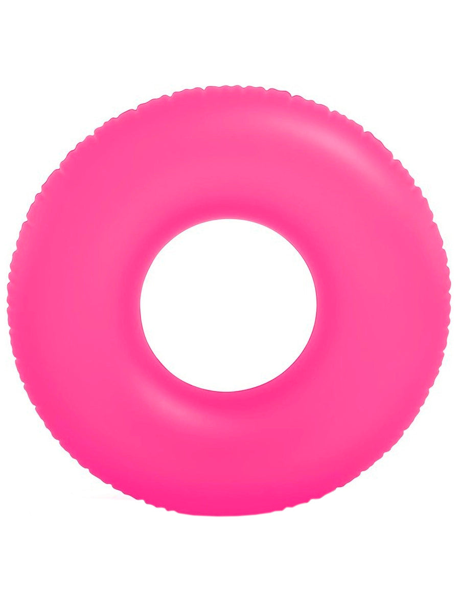 Круг надувной INTEX "Neon Frost Tube" (Неоновый холодный), от 9 лет, 3 вида в ассортименте, 91 см