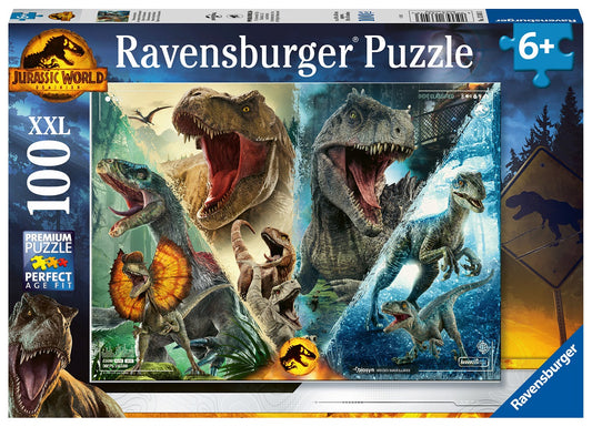 Ravensburger. Пазл карт. 100 арт.13341 "Парк Юрского периода"