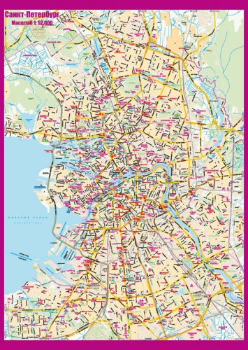 Санкт-Петербург. Карта города