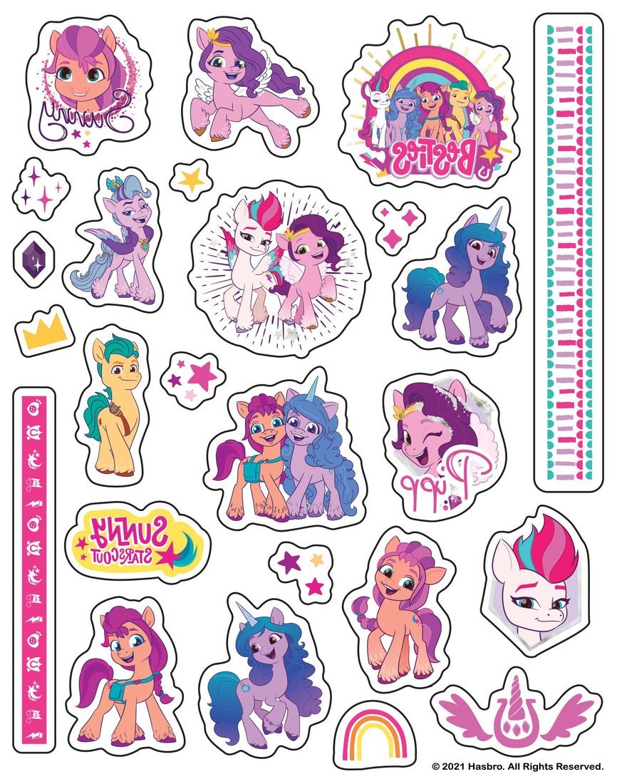 ND Play. Переводные татуировки "My Little Pony" 2 листа, диз. 1 арт.297915