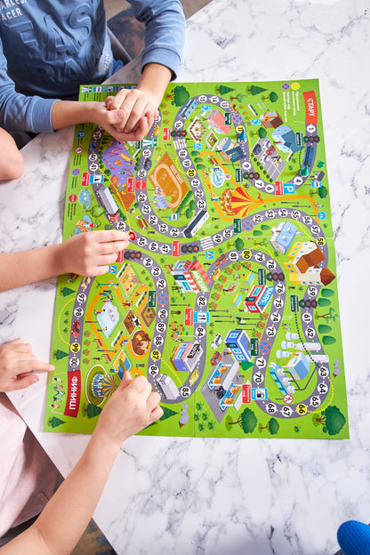 Игра настольная ходилка "Маленькие пешеходы"