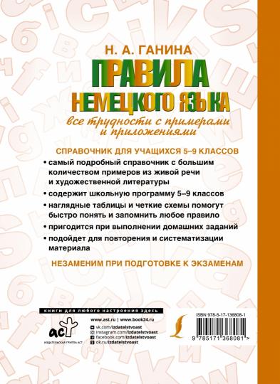 Правила немецкого языка: все трудности с примерами и приложениями