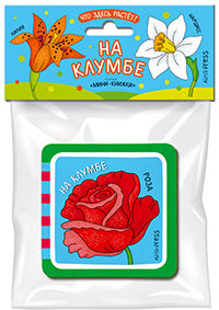 Мини-книжки ЭВА. Что здесь растёт? На клумбе