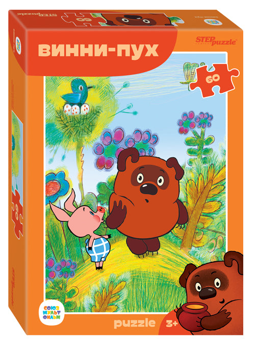 Étape. Пазл 60 Союзмультфильм арт.81030 "Винни Пух (nouveau)"