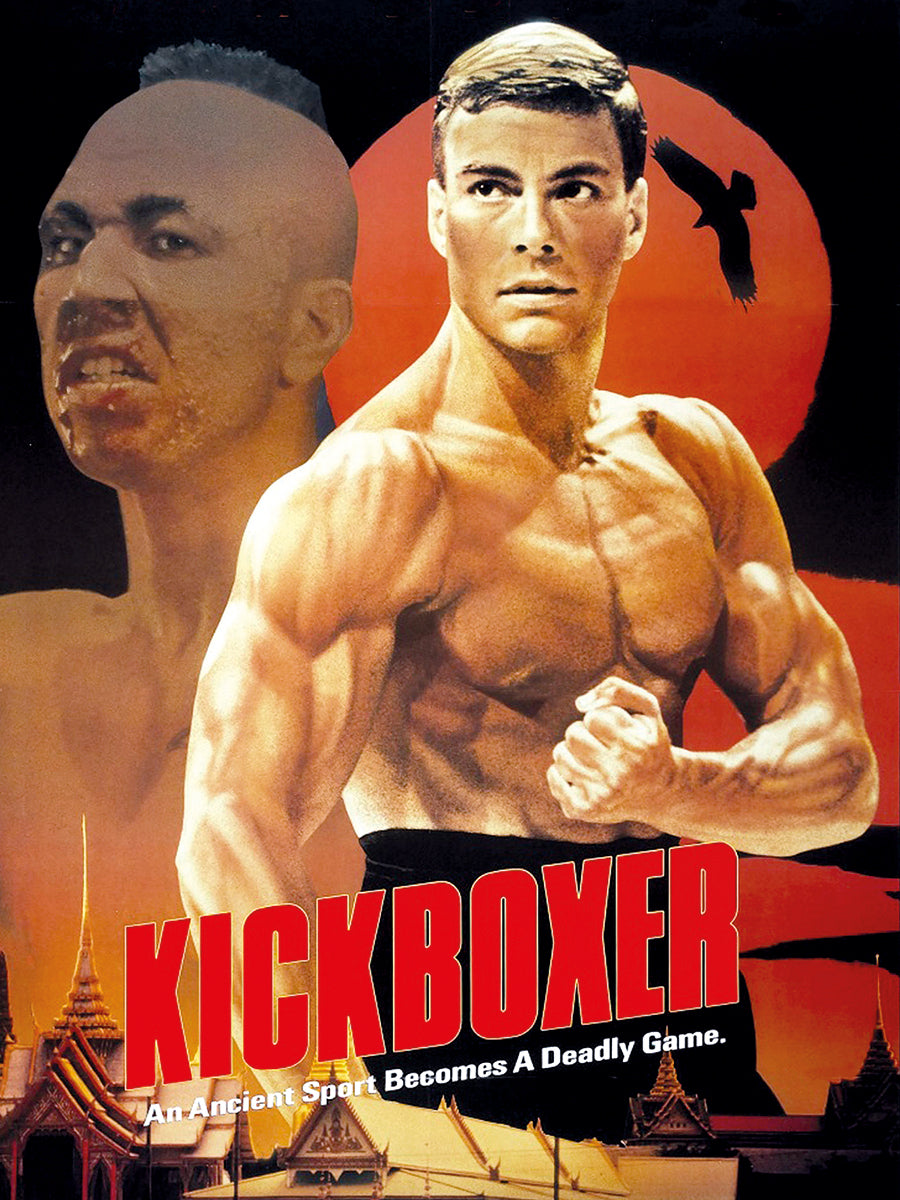 Affiche. Герои боевиков. Кикбоксёр. Киноафиша. Format A3.