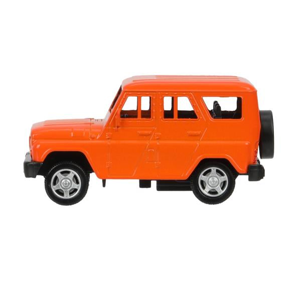 Machine en métal UAZ ХАНТЕР 10,5 cm, inertie, orange, cor. Parc technologique dans le cor.2*36шт
