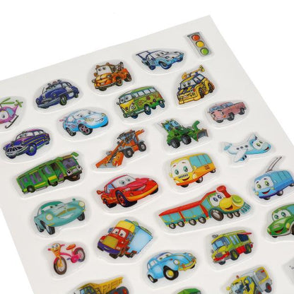 Книга детская гонки (actives с 30 пухл. наклейк.) 180х236 16 стр + накл. 156х216 Умка