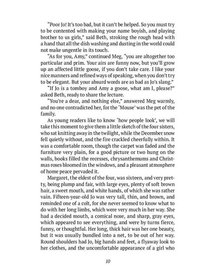 Petites femmes : на англ.яз