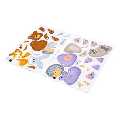 Игра магнитная "Всякая всячина. Зоопарк" (6 зверей). Серия Магнитные истории (европодвес, 6 х10шт) а