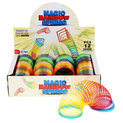 Пружинка-радуга светится в темноте, в ассорт. 75651K в пак. в дисплее уп-12шт в кор.12уп