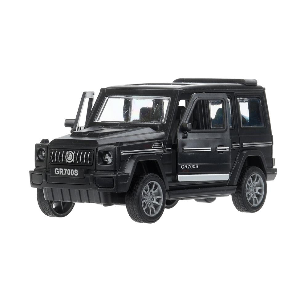 Машина пластик MERCEDES-BENZ G-CLASS 12 см, инерц, черный, кор. Технопарк в кор.2*120шт