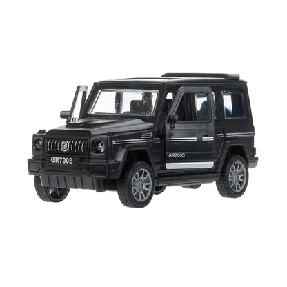 Машина пластик MERCEDES-BENZ G-CLASS 12 см, инерц, черный, кор. Технопарк в кор.2*120шт