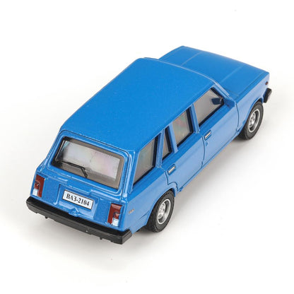 Машина металл LADA lada 2104 длина 10,5 см, инерц, синий, кор. Технопарк в кор.2*36шт