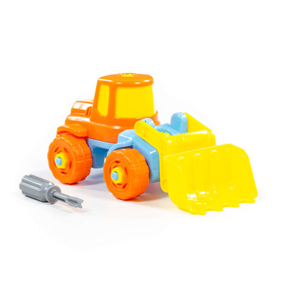 Полесье. Конструктор-транспорт "Погрузчик" 20 эл. (в пакете) арт.77103 /12