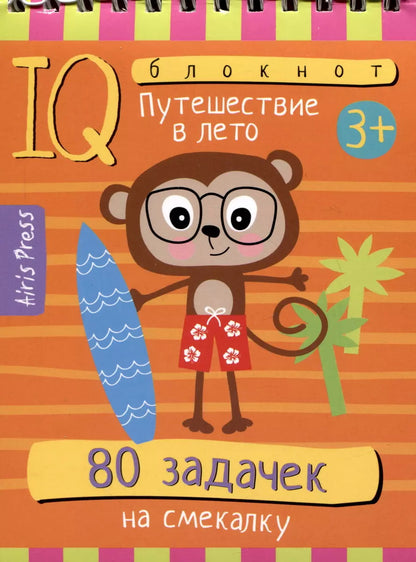 Умный блокнот. 80 задачек на смекалку. Путешествие в лето 3+