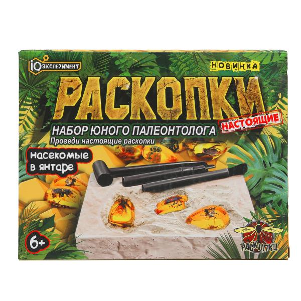 Раскопки раскопки, коробка IQ Эксперимент в кор.2*24шт