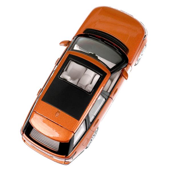Range Rover en métal noir et blanc, 14,7 cm, double, capot, inerficiation, parc technologique, couleur 2*24 pouces