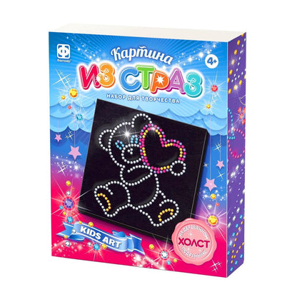 КАРТИНА ИЗ СТРАЗ МИШКА в кор.22шт