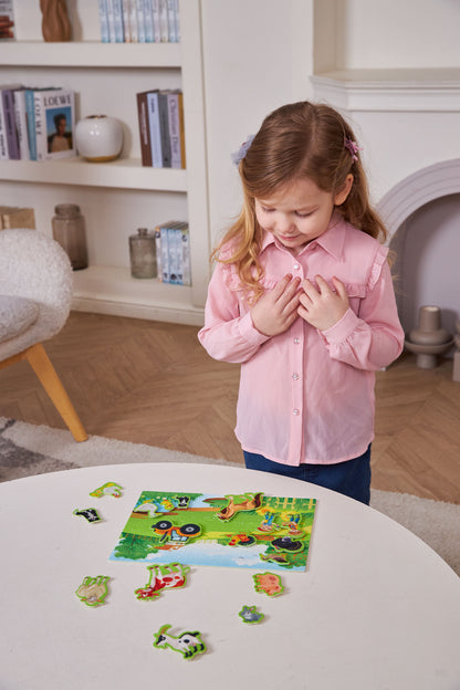 Набор из фетра на липучках "Ферма" (европодвес)