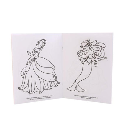 "УМКА". ПРИНЦЕССЫ (РАСКРАСКА ПО НОМЕРАМ). ФОРМАТ: 214Х290 ММ. ОБЪЕМ: 16 СТР. в кор.50шт